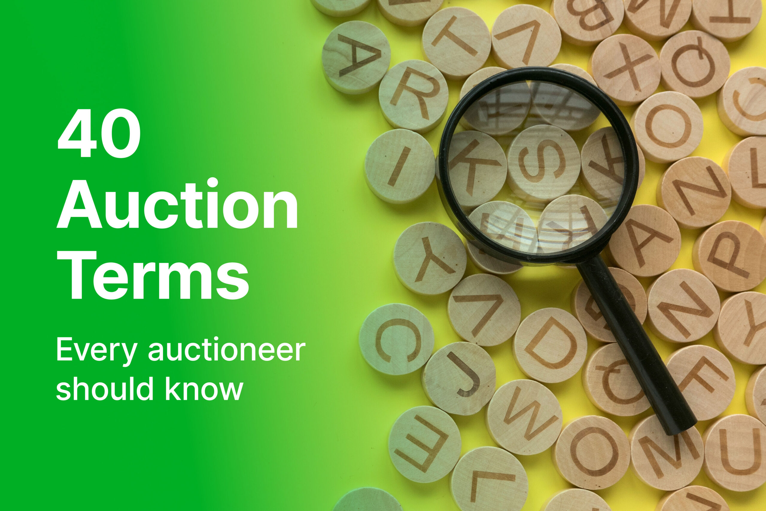 40 Auction Terms Every Online Auctioneer and Auction House Should Know