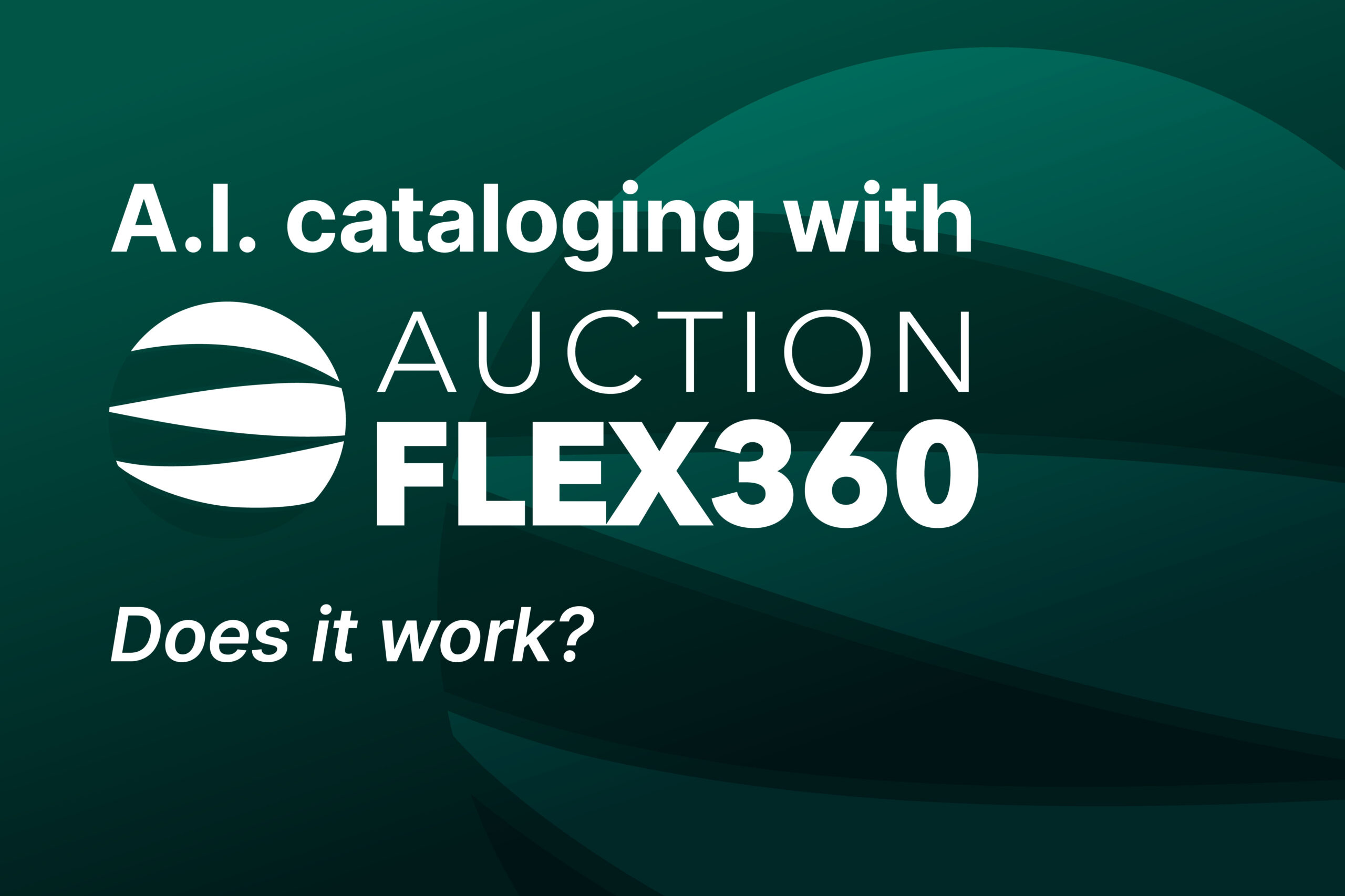 A.I. Cataloging with Auction Flex 360: Does it work?
