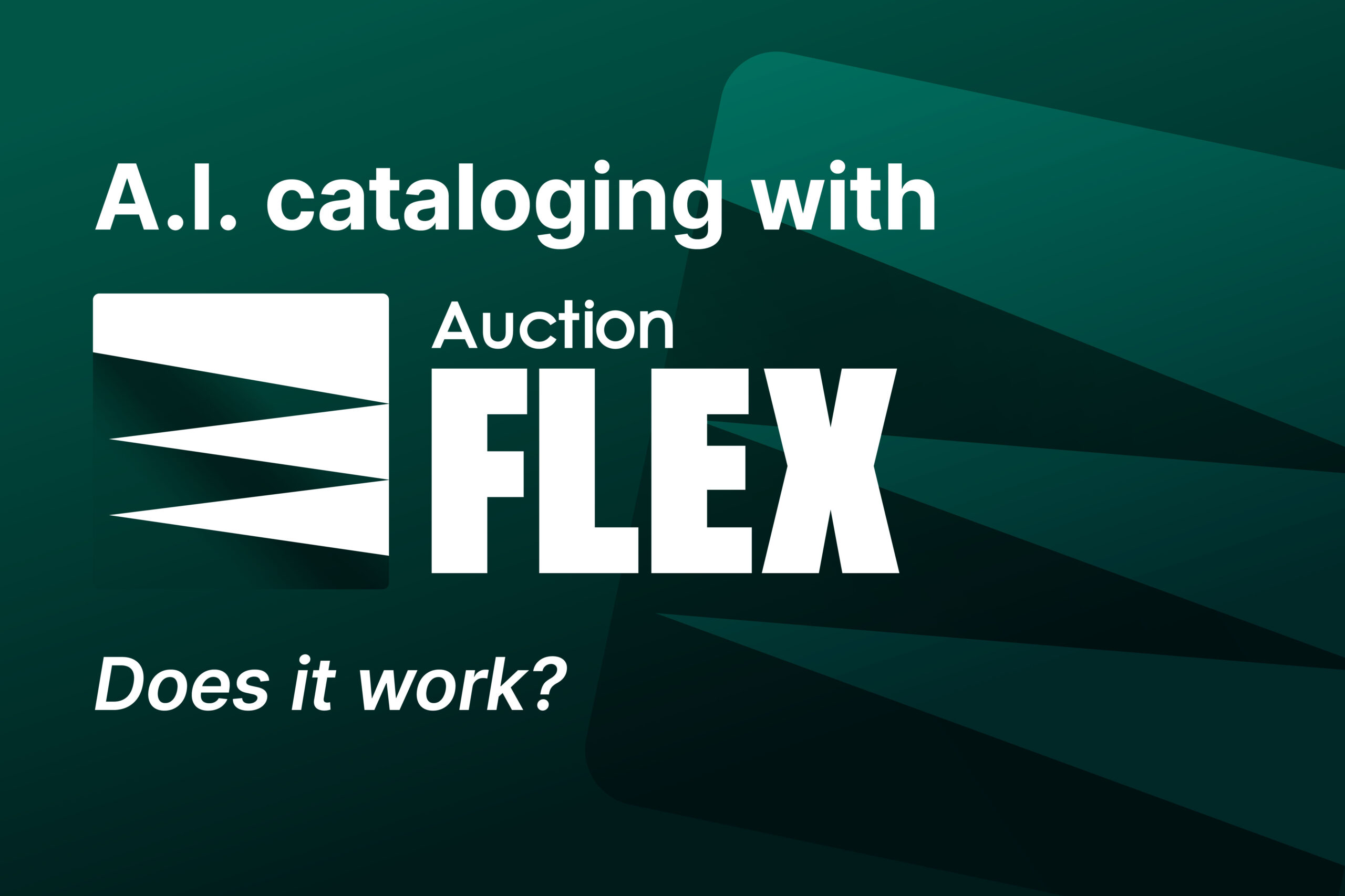 A.I. Cataloging with AuctionFlex: Does it work?