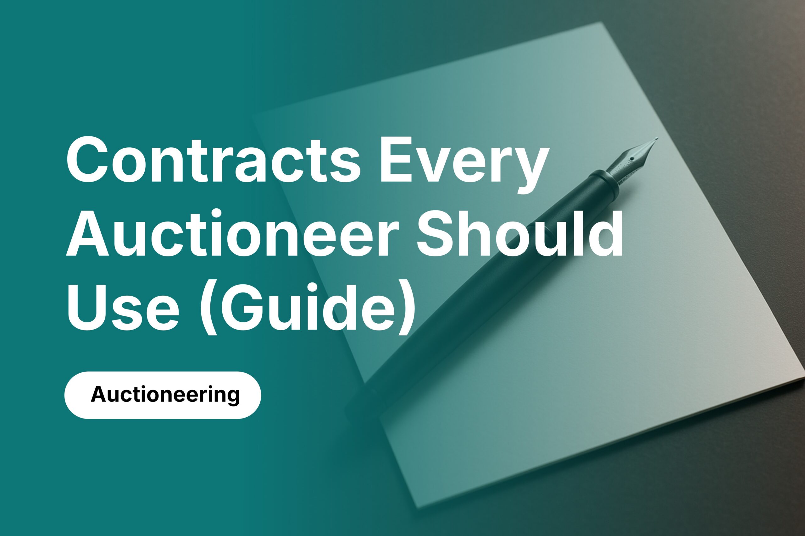 Contracts Every Auctioneer Should Use