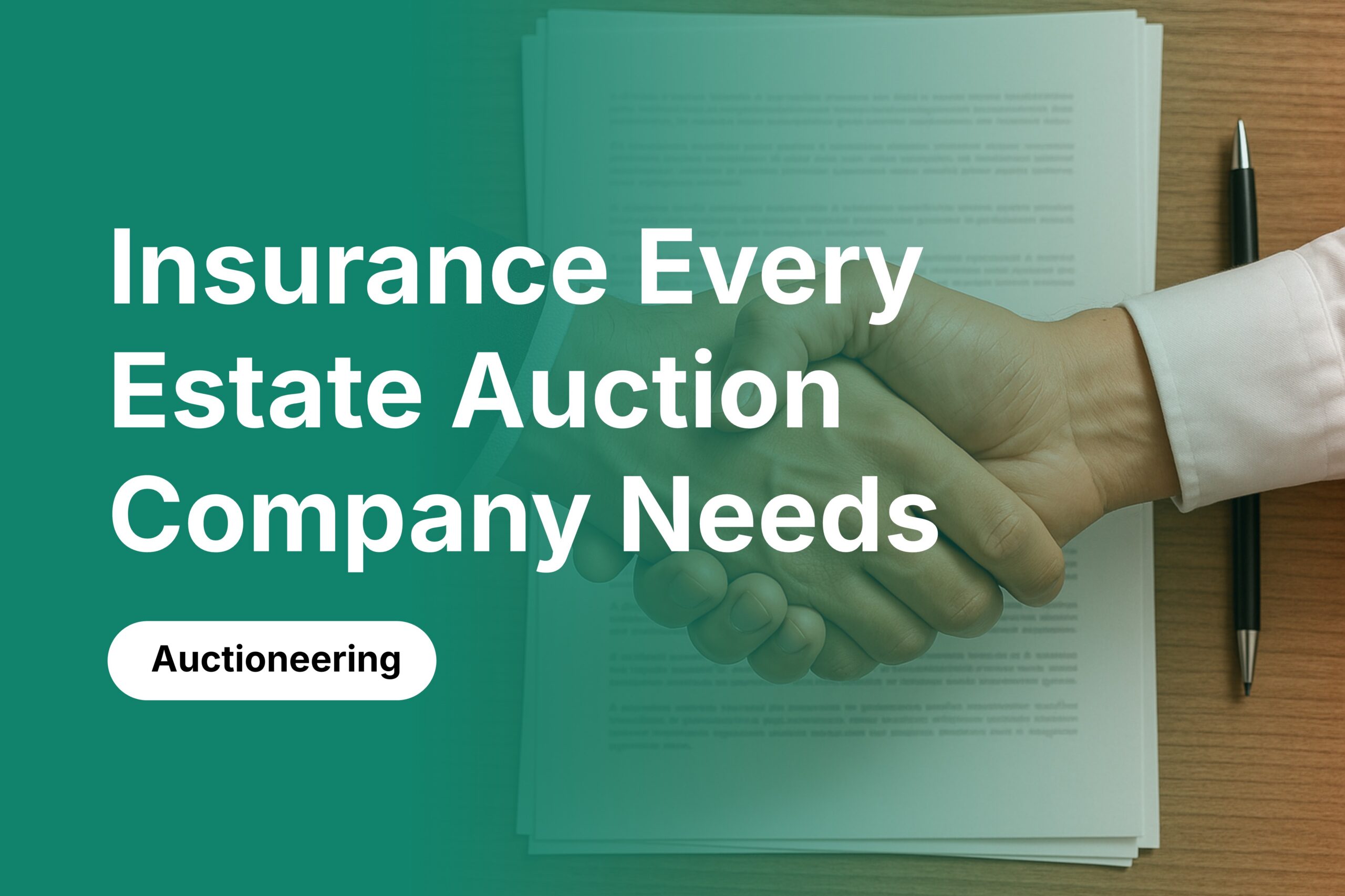 Insurance Every Estate Auction Company Should Carry