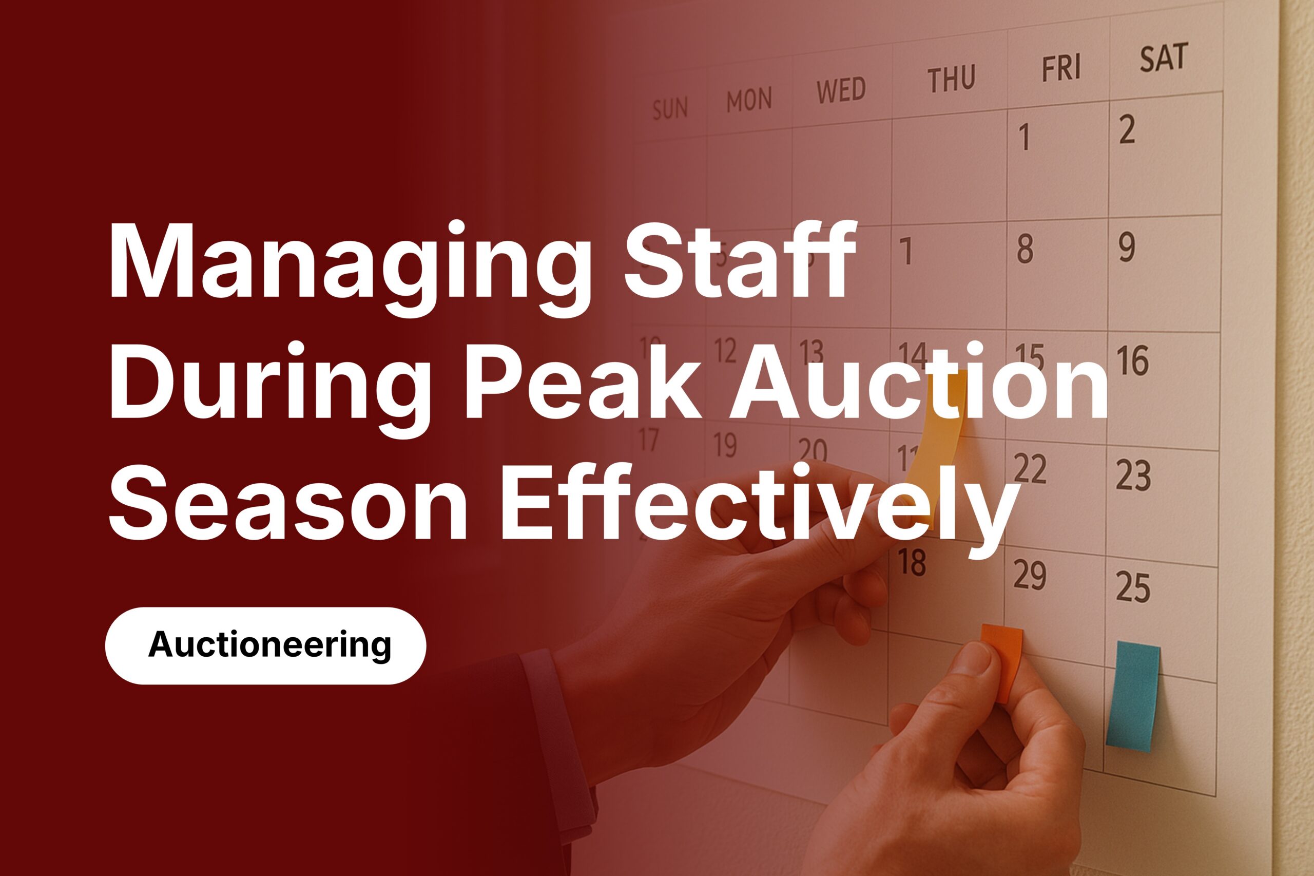 Managing Staff During Peak Auction Season