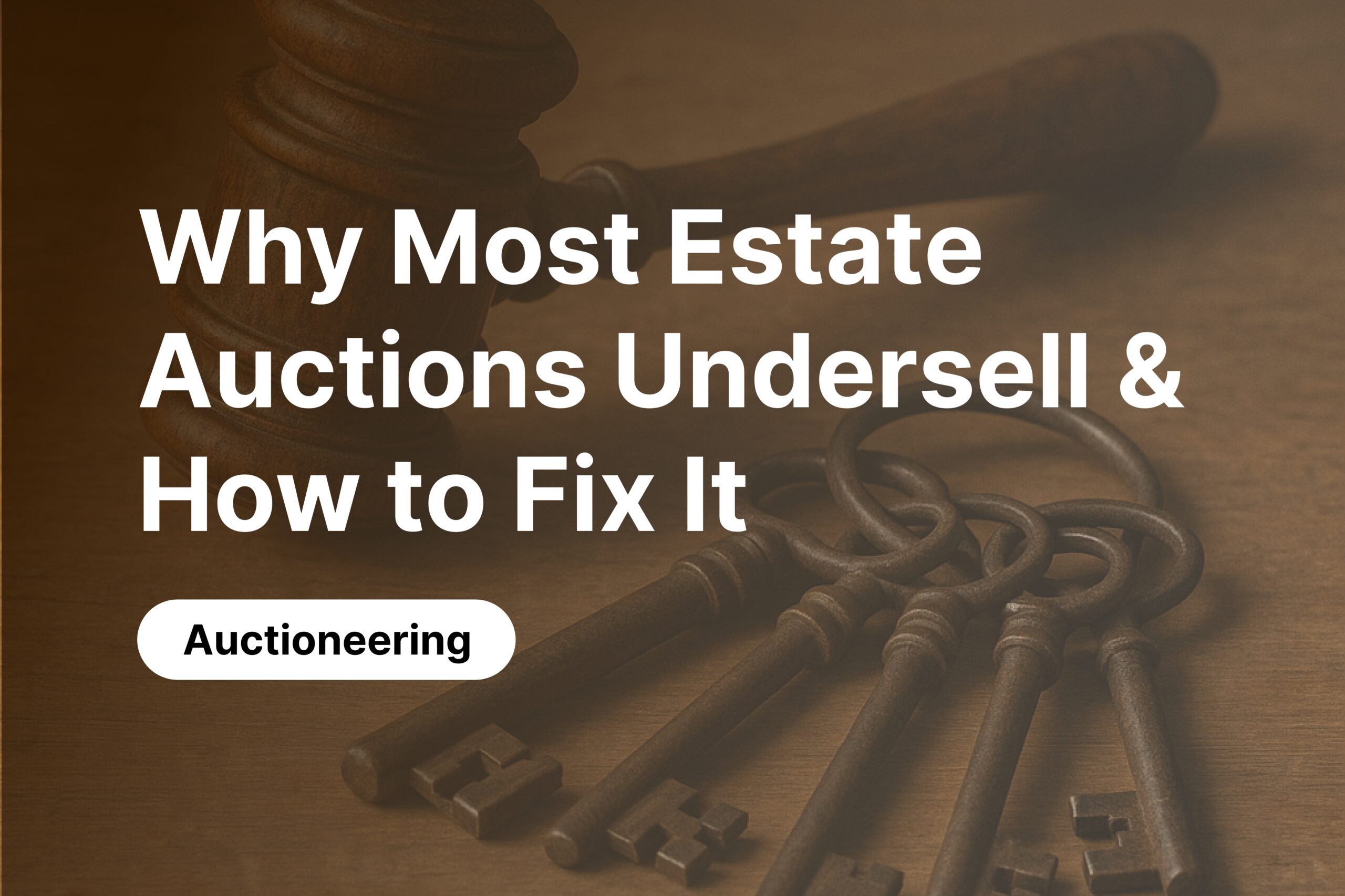 Why Most Estate Auctions Undersell (And How to Fix It)